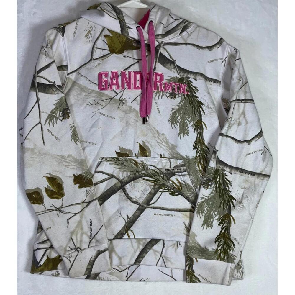 Womens Gander Mountain Brown Pink Camo Hoody Guide Series Realtree Size Small